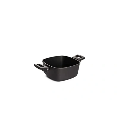 Obrázek Woll Čtyřhranný kastrol Nowo Titanium 20 x cm, výška 10 2,5 litru, se 2 bočními rukojeťmi vhodný pro keramian, plyn, elektrické, halogen nevhodné indukci