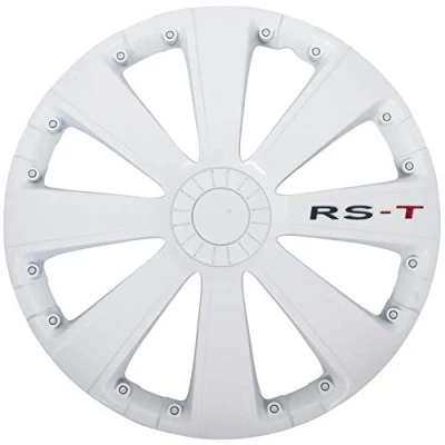 Obrázek AUTO STYLE Sada ozdobných krytů kol RS T 14 palců bílá