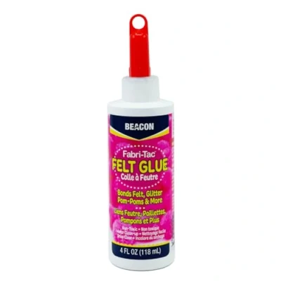 Obrázek Beacon Adhesive Plstěné lepidlo 118 ml střední láhev, čiré řemeslné lepidlo, jiné, sušení čiré, 16 x 5 cm