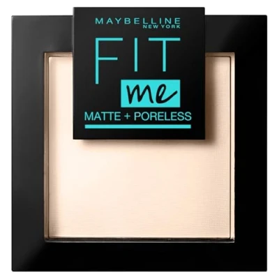 Obrázek Maybelline New York pudr, matující, zjemňuje póry a dlouhotrvající, Fit Me! Matte + Poreless, č. 105 Natural