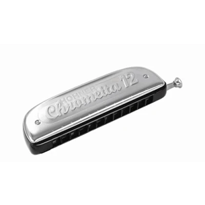 Obrázek Hohner Accordions 255C Chrometta 12 Chromatická ústní harmonika pro začátečníky, C Dur (255 C)