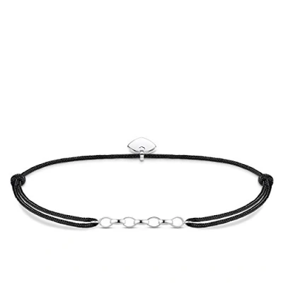 Obrázek Thomas Sabo Dámský elegantní náramek Little Secret Charm Club 925 sterlingové stříbro LS048 173 19 L20v, 925, nylon, Bez kamene