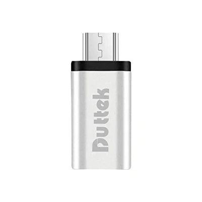 Obrázek Duttek USB C OTG adaptér, 3.1 Micro na adaptér zdířka konektor (On The Go) konvertor Data Sync pro Galaxy S7, S7 Edge, LG G4, Nexus 6 (Silber OTG)