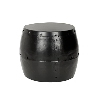 Obrázek SAFAVIEH Decorative Stool Metal Stool, in Black, 40 X