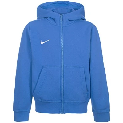 Obrázek Nike Dětská mikina Team Club Full Zip Bunda S kapucí, modrá (obsidián/football White),