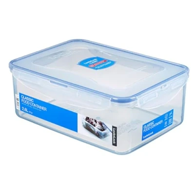 Obrázek LocknLock PP Classic Vorratsdose, 2,6 L, 248 x 180 93 mm, 100 % luft und wasserdicht, Cleveres Verschluss System, Frischhaltedose für Kühlschrank &amp; Gefrierfach