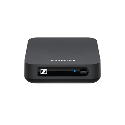 Obrázek Sennheiser BT T100 Bluetooth audio vysílač pro hi fi nebo domácí zábavu, černý, 9,3 x 2,7 cm