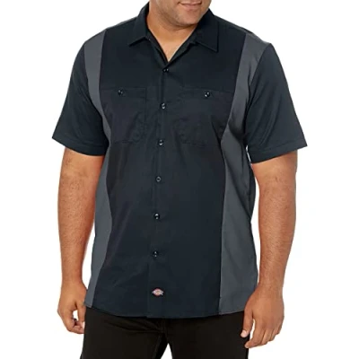 Obrázek Dickies Pánská volnočasová košile Two Tone, Vícebarevné (Black / Charcoal)
