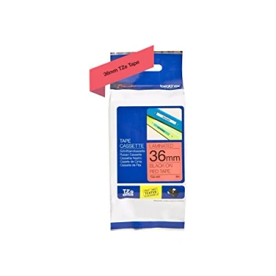 Obrázek Brother Originální P touch páska TZe 461 36 mm, černá na červené (kompatibilní s P3600, P9600, P9700PC, P9800PCN), malá