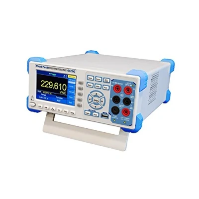 Obrázek PeakTech 4096 200000 Counts grafický True RMS (do 100 kHz) stolní multimetr s rozhraním LAN a USB, RS 232, digitální 4&quot; TFT barevným displejem, 1 milion bodů max. 150 hodnota/s.