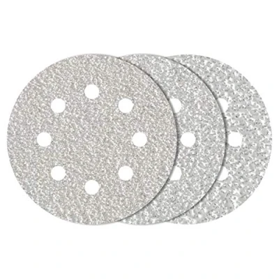 Obrázek wolfcraft 1156100 25 upínací brusné kotouče, tříděné, ø 125 mm, barva