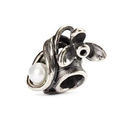Obrázek Trollbeads Dámský korálek 925 sterlingové stříbro bílé TAGBE 00027, Stříbro, Perla