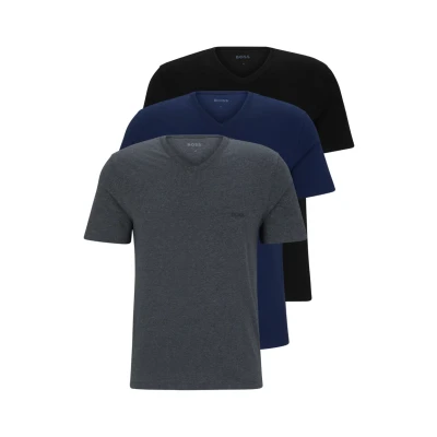 Obrázek BOSS Classic 3 PACK Tílko, Muži, Velikost: Small, Open blue