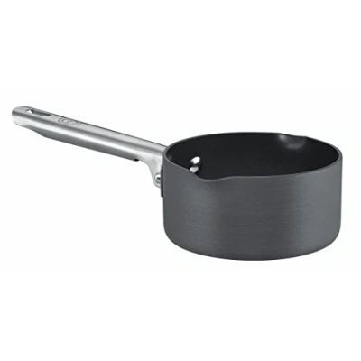 Obrázek Anolon Professional Tvrdé Loxi Erte mléko hrnec, Černá, 14 cm, 0,9 litrů