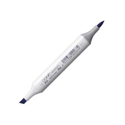 Obrázek COPIC Sketch Marker typ B 39, Prussian Blue, profesionální zvýrazňovač štětců, se super bushovým hrotem a středním