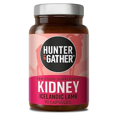 Obrázek Hunter &amp; Gather Islandské jehněčí kůže s podšívkou z divoké trávy 90 kapslí podpora histaminu doplněk stravy inspirovaný předky žádné geneticky modifikované látky, antibiotika nebo hormony