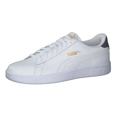 Obrázek Puma Unisex Smash V2 L Sneaker, White Peacoat Team Gold