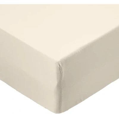 Obrázek Amazon Basics Napínací prostěradlo, mikrovlákno, béžová, 90 x 190 30 cm