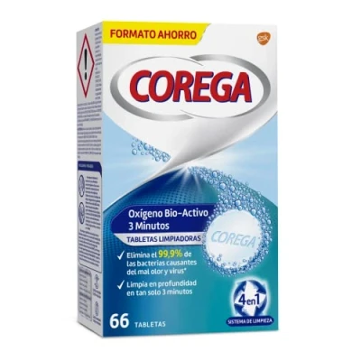 Obrázek Corega Diario 66 Tabletas Limpiadoras