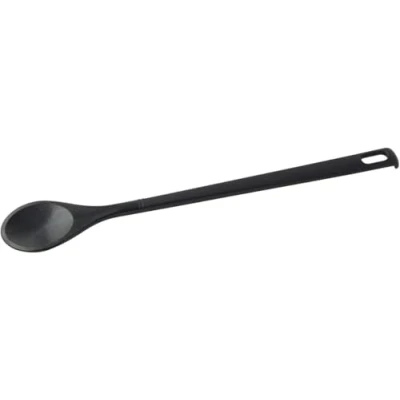 Obrázek Fackelmann Vařečka Nero Prémiová plastová kuchyňská pomůcka, odolná vůči teplu, vhodná do myčky nádobí, 305 x 45 15 mm, černá