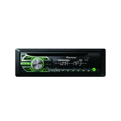 Obrázek Pioneer DEH 150MPG CD tuner, Front AUX IN, 4X 50 W, osvětlení displeje bílé, klávesnice zelené, MOSFET zesilovač, 5pásmový grafický ekvalizér