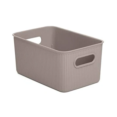 Obrázek Tatay Aufbewahrungsbox Baobab, 5L Kapazität, Polypropylen, BPA frei, Taupe. Maßnahmen 18,1 x 27,2 13 cm
