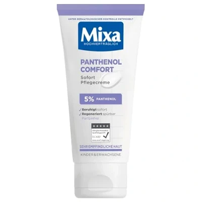 Obrázek Mixa Okamžitý pečující krém pro citlivou a podrážděnou pokožku, na hojení ran proti zarudnutí extrémní suchosti, s panthenolem, Panthenol Comfort, 50 ml