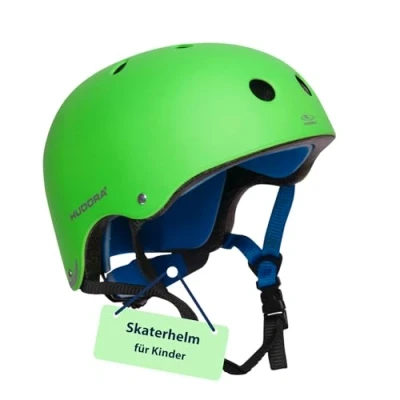 Obrázek HUDORA 84108 helma na skateboard, zelená skútr, vel. 51 55, skate, cyklistická