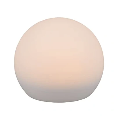 Obrázek Reality Leuchten solární LED venkovní svítidlo Melo R55326101, plast bílý, včetně 0,5 W s měničem barev, dálkové ovládání