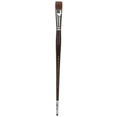 Obrázek Winsor &amp; Newton 5731018 Galeria akrylový štětec, ze syntetických vláken, ideální kontrola pro silnější barevné nanášení, dlouhá násada, plochý krátké štětiny č. 18, 21 m