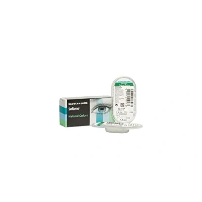 Obrázek Bausch + Lomb SofLens Natural Colors měsíční čočky, sférické kontaktní měkké, Dark Hazel 2 kusy BC 8,7 mm / DIA 14 dioptrií
