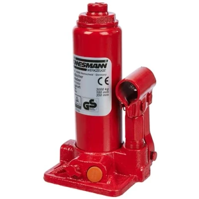 Obrázek Brüder Mannesmann Hydraulický zvedák na auto, 3 tuny, TÜV/GS M 007 T GS3, červený