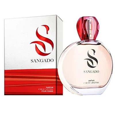 Obrázek SANGADO Dámský parfém Sicily, dlouhá životnost 810 hodin, luxusně vonící, ovocná chypre, jemná francouzská esence, extra koncentrovaný (parfém), 60 ml