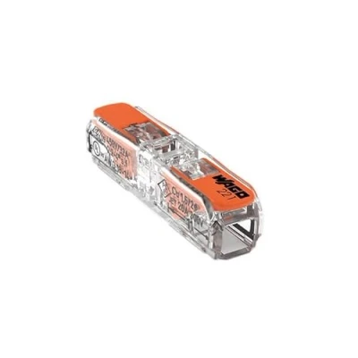 Obrázek Wago 221 2411 průchozí spojka s páčkou pro všechny druhy vodičů max. 4 mm² (60 ks)