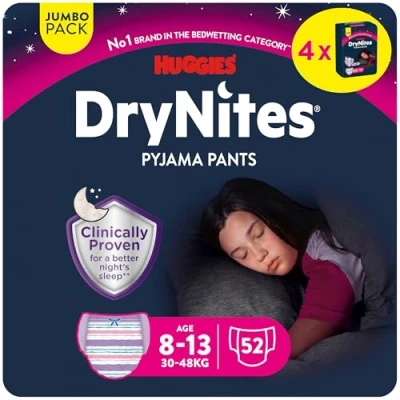 Obrázek Huggies Drynites Hochabsorbierende noční plenek měsíc balení 4x13 (52)