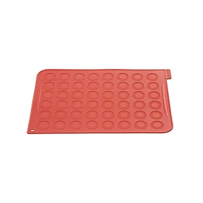 Obrázek Silikomart 23.041.00.0065 MAC01 SILICONE MAT N.48 MACARONS 2 x 18,5 37 cm Braun