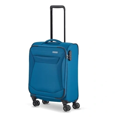 Obrázek Travelite 4kolová sada kufrů měkká skořepina, velikosti L/M/S, série Chios Trolley, petrol, Měkké zavazadlo, příruční kufr na kolečkách se 4 kolečky