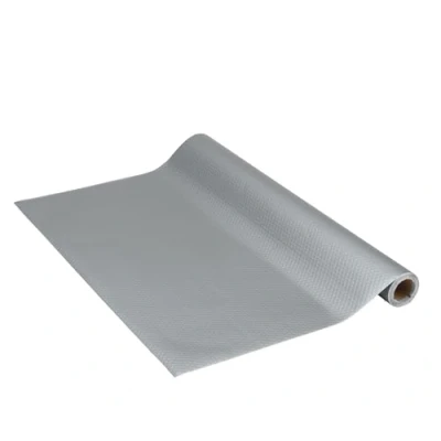 Obrázek Venilia Lepicí fólie kruhy průmyslový vzhled se strukturou stříbrná 45 cm x 1,5 m, tloušťka 350µ samolepicí nábytková fólie, dekorační tapeta, kuchyňská PVC bez ftalátů Made in