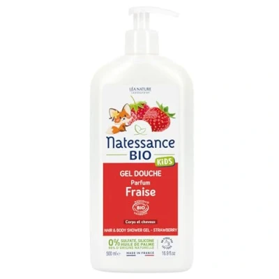 Obrázek Natessance Šampon Kids jahoda, vanilka 500 ml