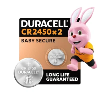 Obrázek Duracell CR2450 knoflíkové baterie (2 kusy), CR 2450 lithiové 3 V
