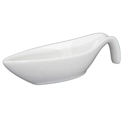 Obrázek Holst Porzellan BAT 112 Rukojeť miska 12 cm tvar lodě Bateau Switch, bílá, 12. 4 x 4. 1 3. cm, 6 kusů