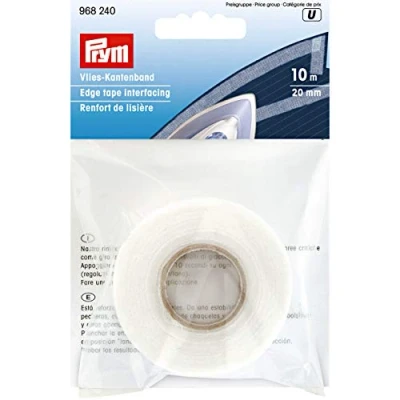 Obrázek Prym 968240 rouno nažehlovací lemovka, 20 mm, bílá, 10 m