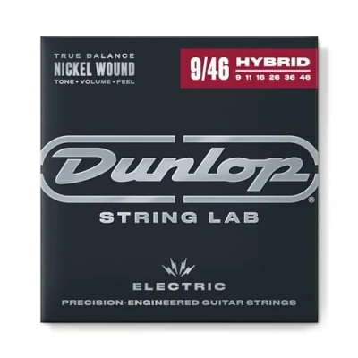 Obrázek Struny pro elektrickou kytaru Dunlop DEN0946 9S lehké / těžké 9 46 nikl