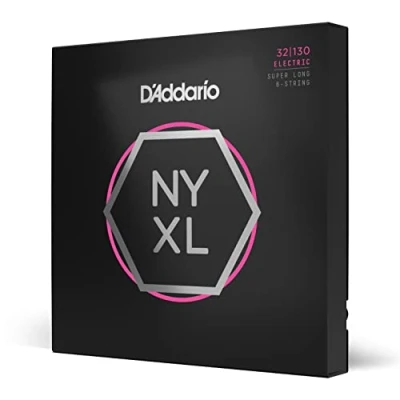 Obrázek D&#039;Addario E Bass Gitarrensaiten Saiten Bassgitarre Strings Guitar nyxl32130sl Regular Light 32130 Super Long Scale Nickel Wound
