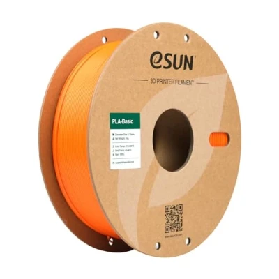 Obrázek eSUN PLA Filament 1,75 mm, Basic vlákno pro 3D tiskárny Přesnost rozměrů +/ 0,03 cívka 1 kg (2,2 LBS) Super Speedy struna tiskárny, oranžová