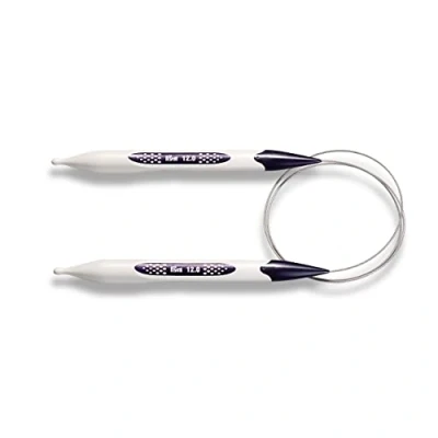 Obrázek PRYM Kruhová pletací jehla, ergonomický design/jehly, plast, vícebarevný, 12 mm, 80 cm