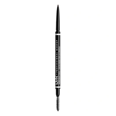Obrázek NYX Professional Makeup Tužka na obočí, Micro Brow Pencil, oboustranně s vytahovací tužkou obočí a kartáčkem, veganská receptura, barva: MBP 07 Espresso