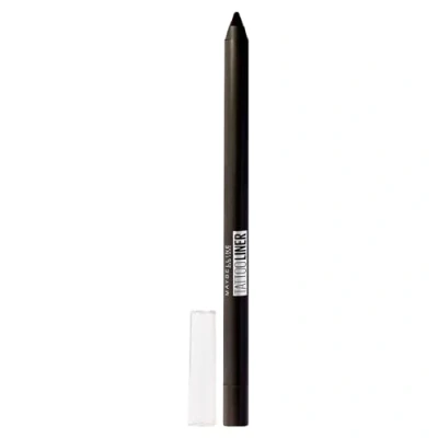 Obrázek Maybelline New York voděodolné oční linky s gelovou texturou, barevně intenzivní gel na tetovací linky, č. 900 Deep Onyx (černá), 1 kus