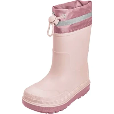Obrázek Playshoes Unisex dětské holínky gumové holínky, Růžová manžeta
