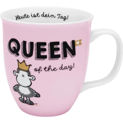 Obrázek Sheepworld Hrnek s motivem &quot;Queen&quot; nápisem, porcelán, 40 cl Dárek pro Vás, přítelkyni, sestru, kolegyni 48846